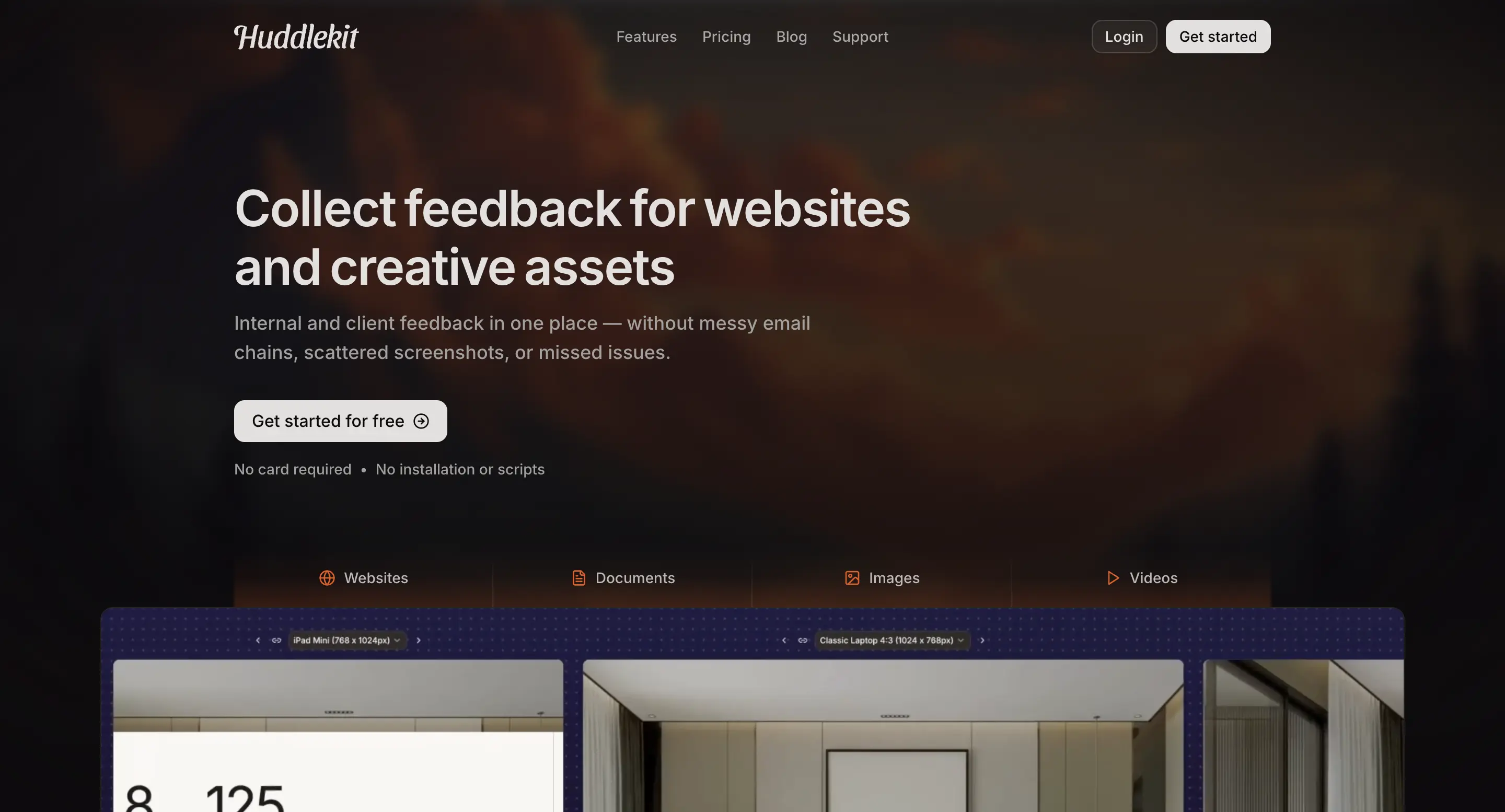 Studio Red website design sample 9
